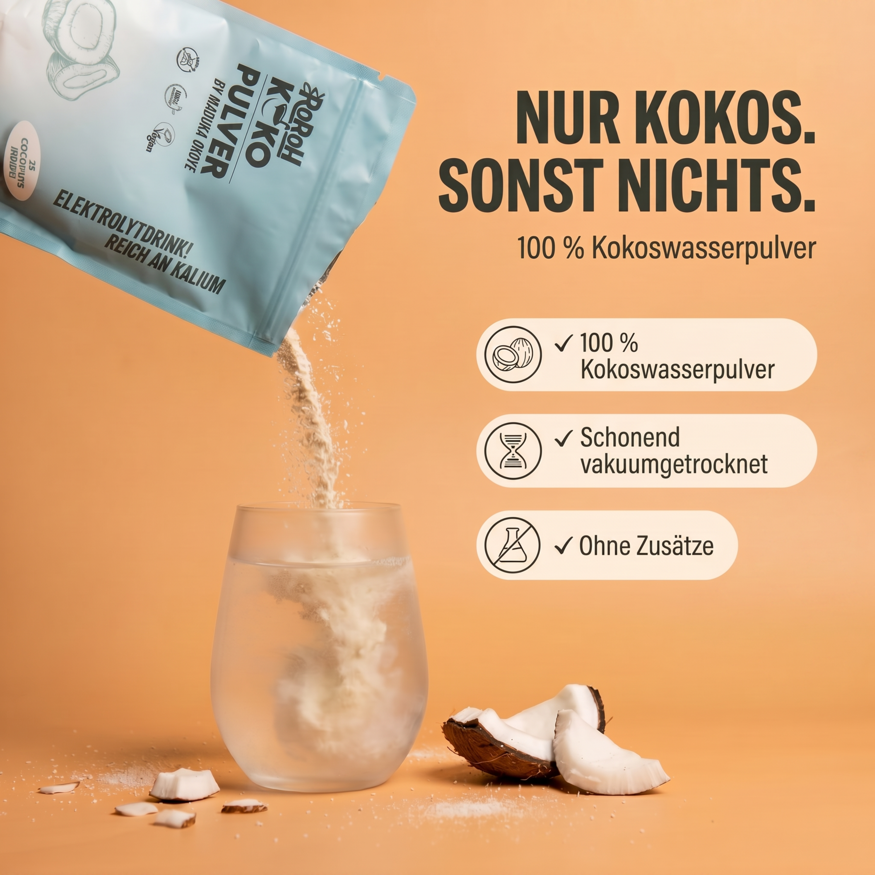 Kokos Pulver Pur | 250 g
