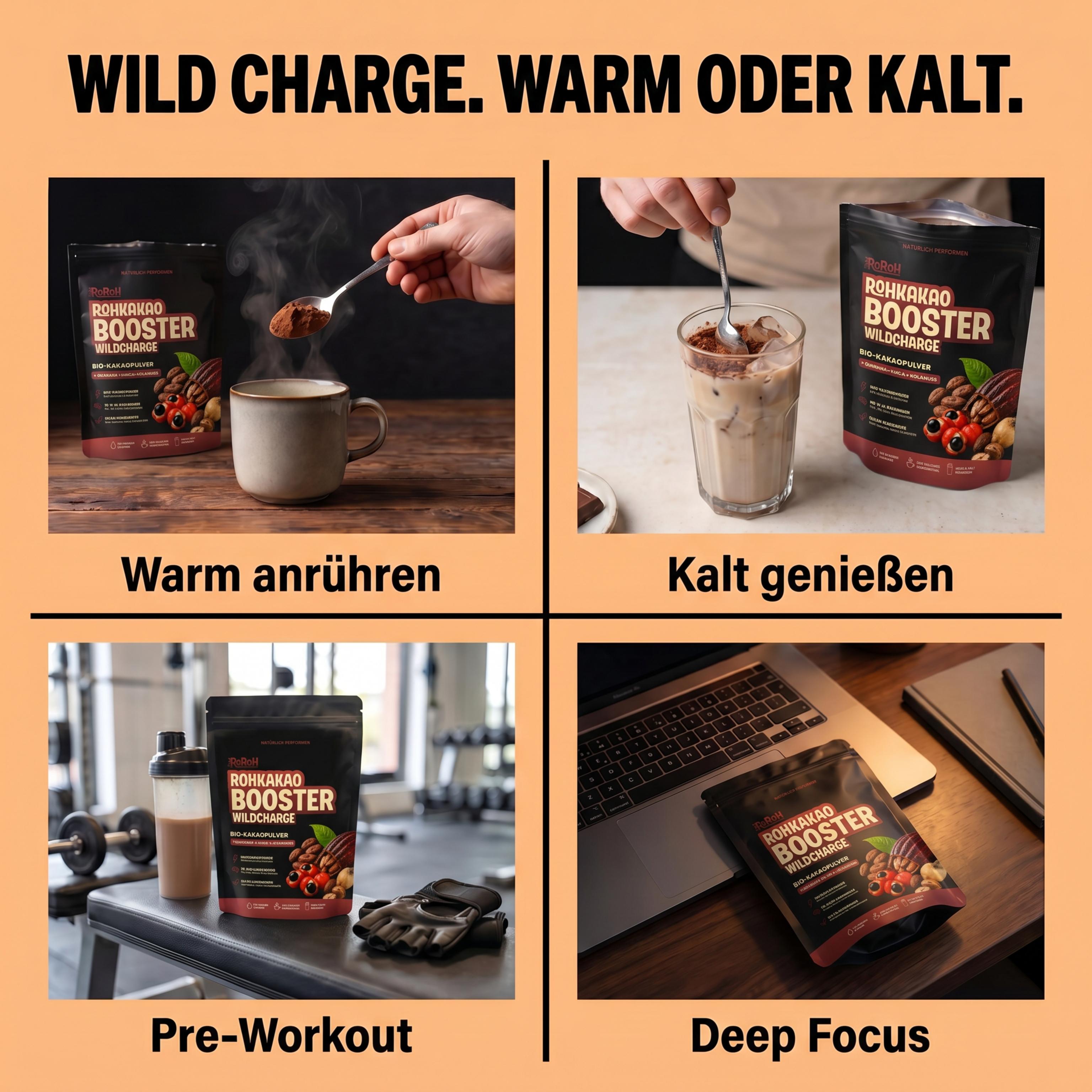Rohkakao Booster - Wild Charge | 250 g