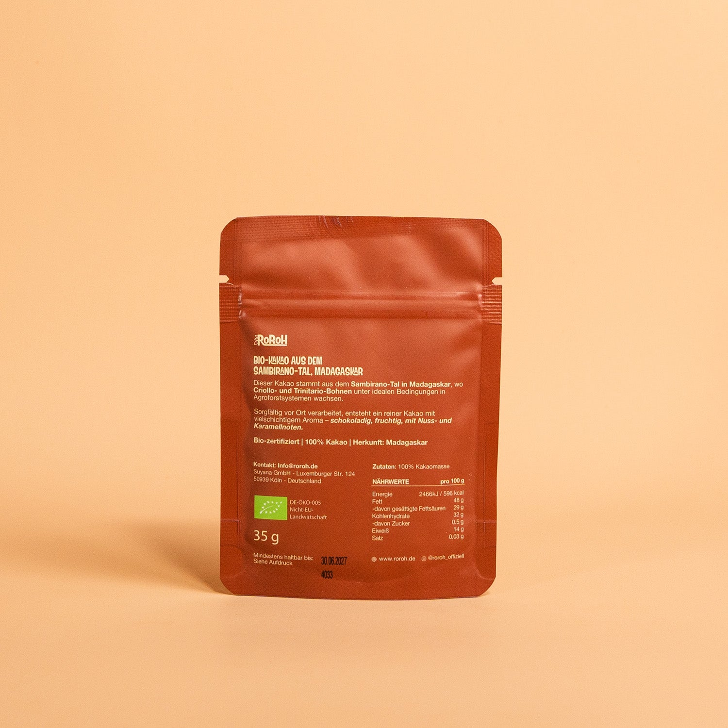 Rohkakao Topping - Probierpaket | 3 x 35 g