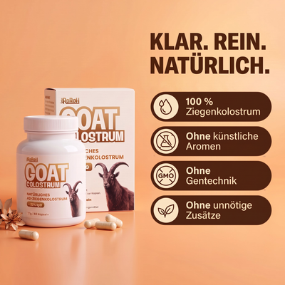GOAT Colostrum |  22 % IgG | 60 Kapseln