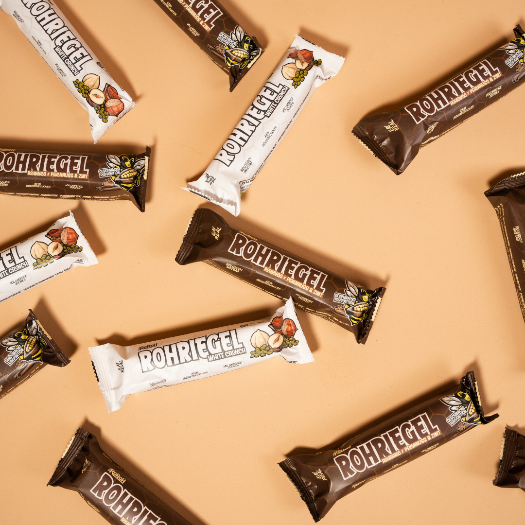 10x RohRiegel - Probierbox (White Crunch & Cinnamon)