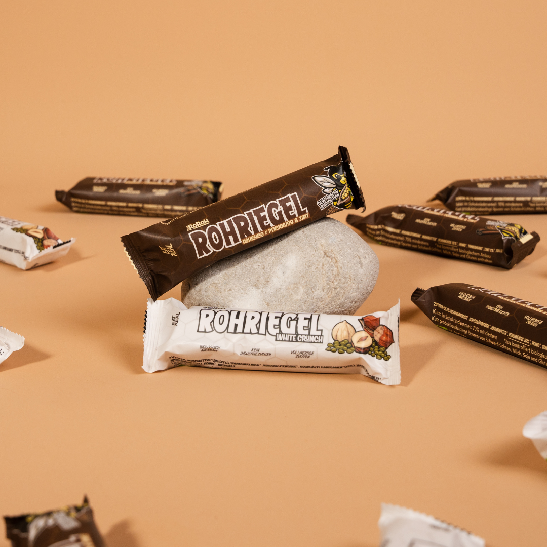 10x RohRiegel - Probierbox (White Crunch & Cinnamon)