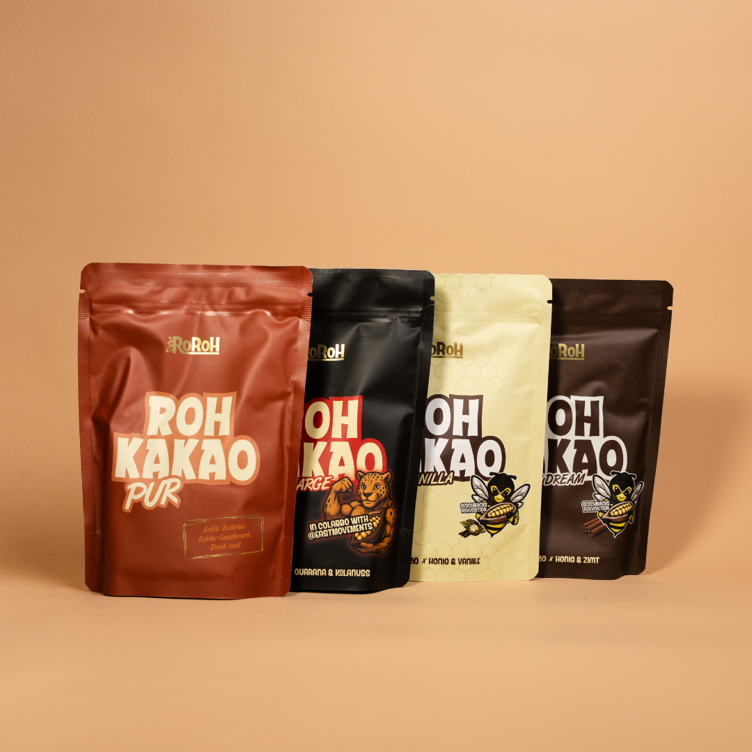 Rohkakao Pulver - Collection | 4 x 250 g