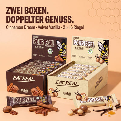 Bio-Rohriegel Bundle – Cinnamon & Vanilla | 32 Stk.