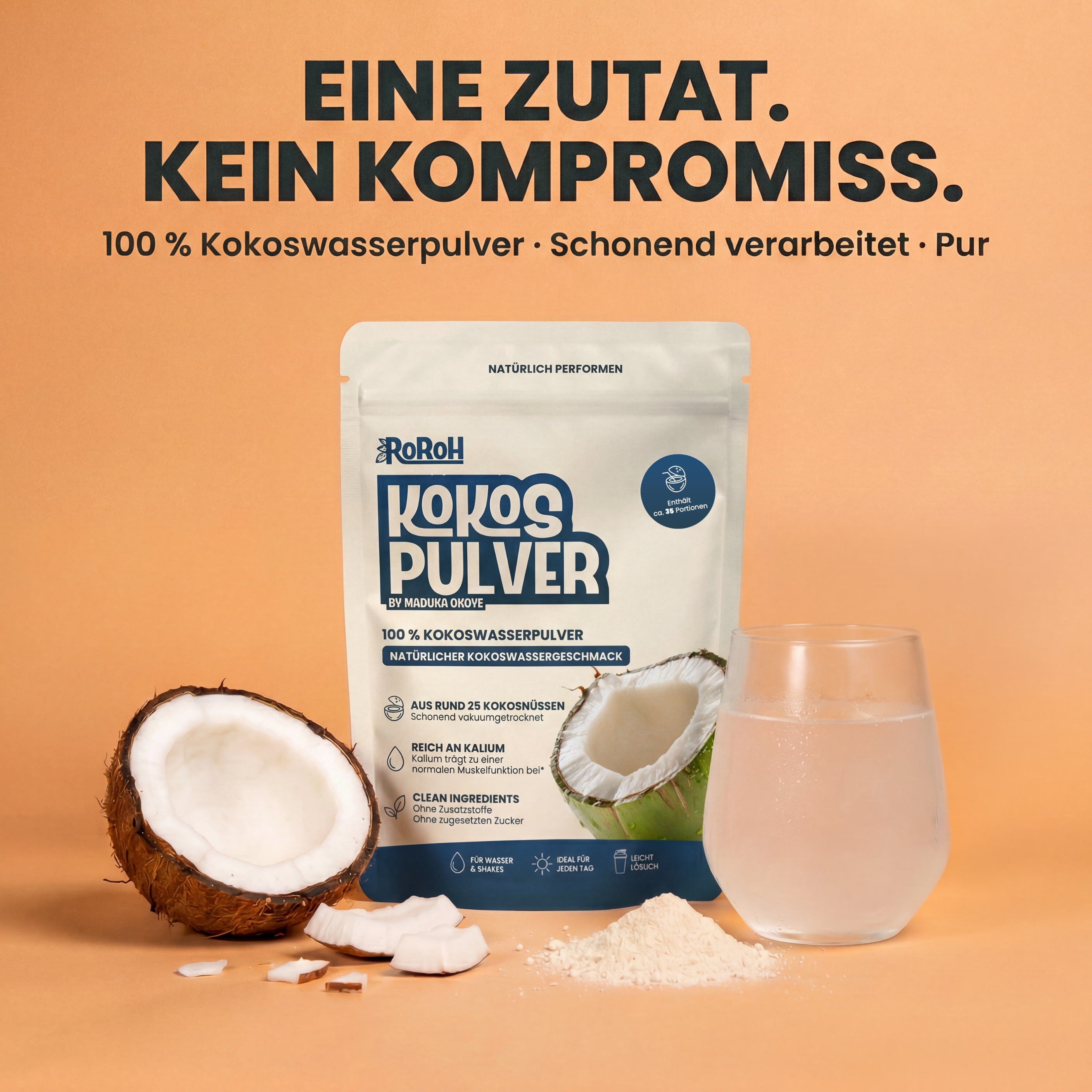 Kokos Pulver Pur | 250 g