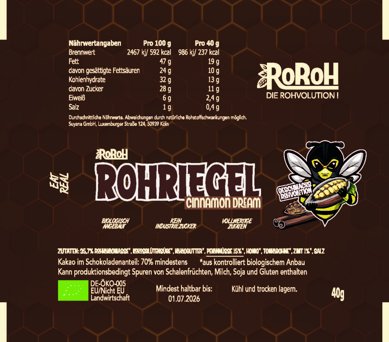 Big Mix - 45x RohRiegel (White Crunch, Vanille & Cinnamon)