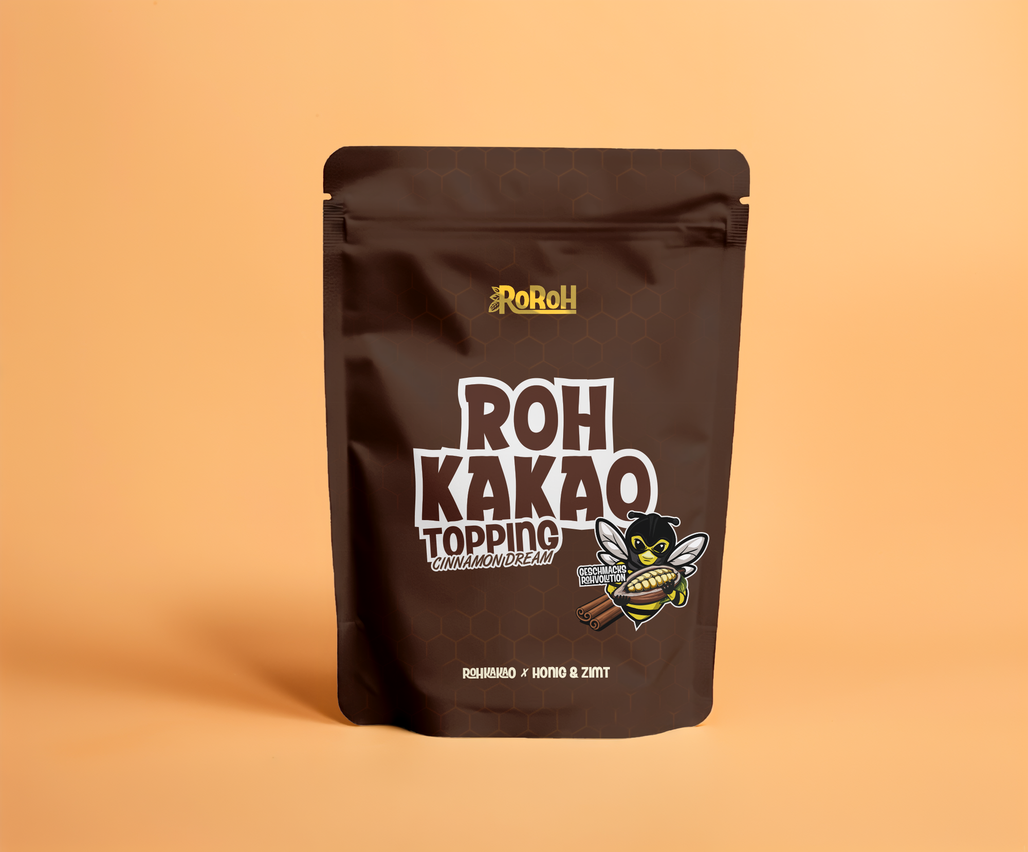 Rohkakao Topping - Cinnamon Dream (Honig & Zimt) 250g
