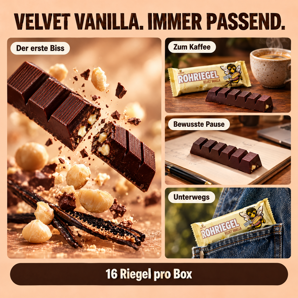 Bio-Rohriegel Bundle – Cinnamon & Vanilla | 32 Stk.