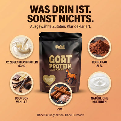 GOAT Protein - Rohkakao | 500 g – RoRoh