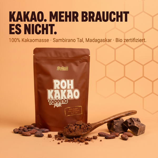 Rohkakao Topping - Pur | 1 kg – RoRoh