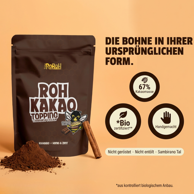 Rohkakao Topping - Probierpaket | 3 x 35 g – RoRoh