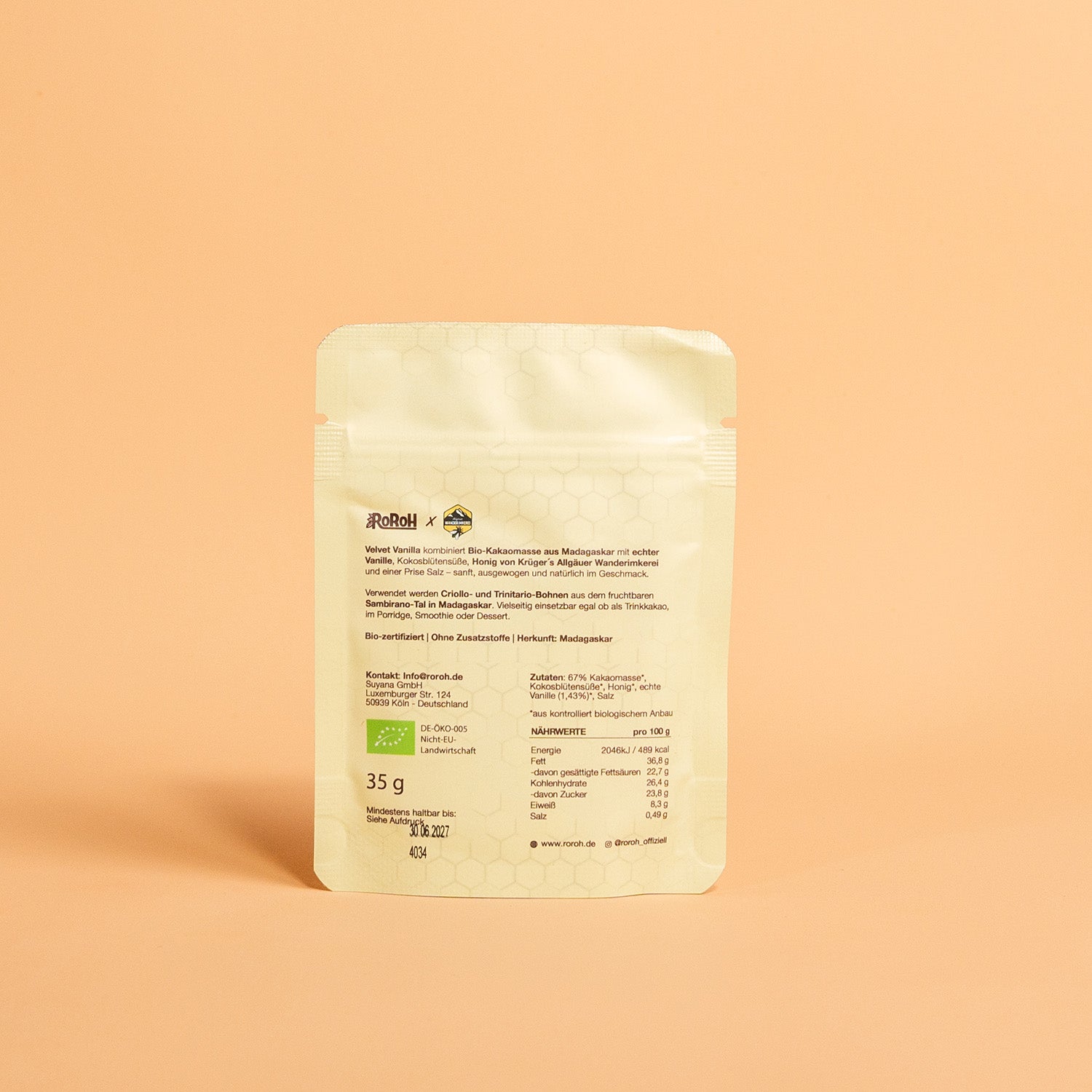 Probierbox 105g - 3x Rohkakao (Pur, Vanilla & Cinnamon)